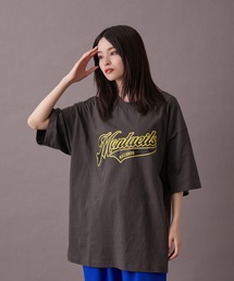 re_k by JUNRED | 【 re_k by JUNRED 】モンテイユレコード ロゴグラフィック半袖Tシャツ(Tシャツ/カットソー)