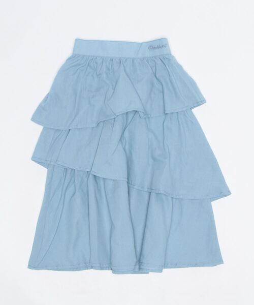 PINKHUNT（ピンクハント）の「PINKHUNT レイヤードスカート 6905K (トップス別売)（スカート・キッズ・スカイブルー系1/イエロー・130cm/160cm/140cm/150cm/120cm）」の7枚目の写真