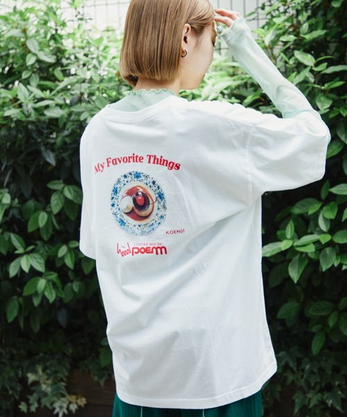 CREOLME(クレオルム)の「(CREOLME)My Favorite ThingsTシャツ(Tシャツ/カットソー・レディース・ピンク/ブラック/ホワイト系その他・ONE SIZE)」の2枚目の写真