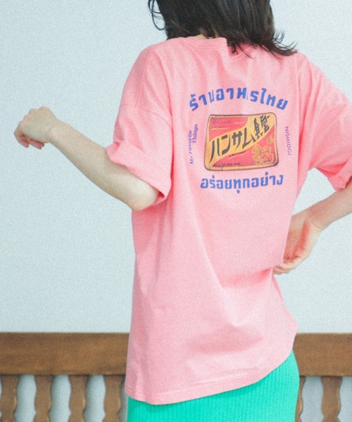 CREOLME(クレオルム)の「(CREOLME)My Favorite ThingsTシャツ(Tシャツ/カットソー・レディース・ピンク/ブラック/ホワイト系その他・ONE SIZE)」の1枚目の写真