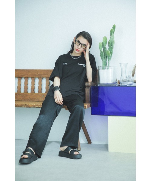 CREOLME(クレオルム)の「(CREOLME)My Favorite ThingsTシャツ(Tシャツ/カットソー・レディース・ピンク/ブラック/ホワイト系その他・ONE SIZE)」の6枚目の写真