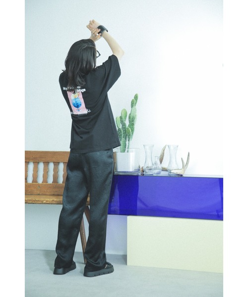 CREOLME(クレオルム)の「(CREOLME)My Favorite ThingsTシャツ(Tシャツ/カットソー・レディース・ピンク/ブラック/ホワイト系その他・ONE SIZE)」の4枚目の写真