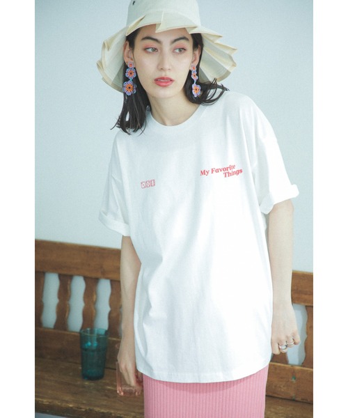 CREOLME(クレオルム)の「(CREOLME)My Favorite ThingsTシャツ(Tシャツ/カットソー・レディース・ピンク/ブラック/ホワイト系その他・ONE SIZE)」の16枚目の写真