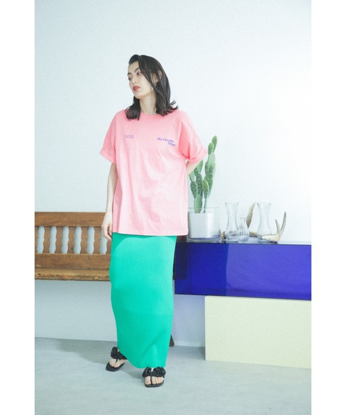CREOLME(クレオルム)の「(CREOLME)My Favorite ThingsTシャツ(Tシャツ/カットソー・レディース・ピンク/ブラック/ホワイト系その他・ONE SIZE)」の13枚目の写真