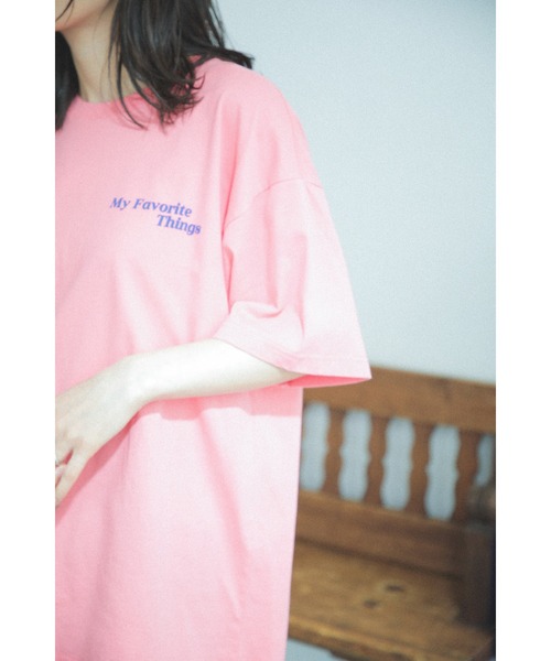 CREOLME(クレオルム)の「(CREOLME)My Favorite ThingsTシャツ(Tシャツ/カットソー・レディース・ピンク/ブラック/ホワイト系その他・ONE SIZE)」の9枚目の写真