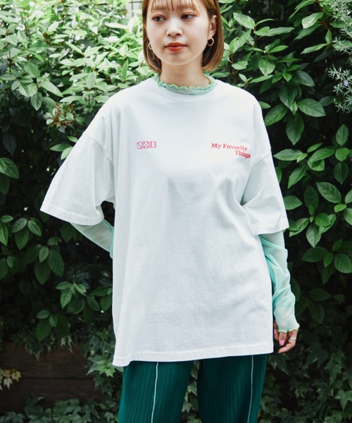 CREOLME(クレオルム)の「(CREOLME)My Favorite ThingsTシャツ(Tシャツ/カットソー・レディース・ピンク/ブラック/ホワイト系その他・ONE SIZE)」の18枚目の写真