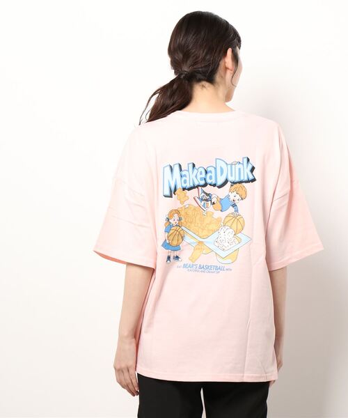 SpRay(スプレイ)の「クリーミーディップ BIG Tシャツ(Tシャツ/カットソー・レディース・オフホワイト/ピンク/グリーン/ブルー系その他/スミクロ・FREE)」の8枚目の写真