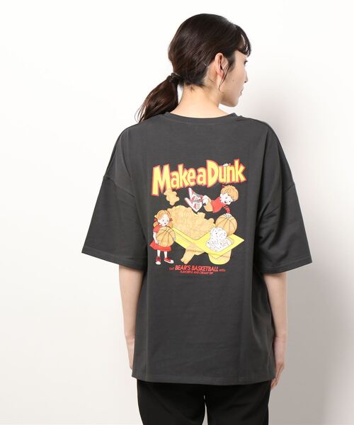 SpRay(スプレイ)の「クリーミーディップ BIG Tシャツ(Tシャツ/カットソー・レディース・オフホワイト/ピンク/グリーン/ブルー系その他/スミクロ・FREE)」の9枚目の写真