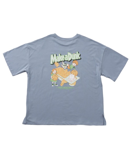 SpRay(スプレイ)の「クリーミーディップ BIG Tシャツ(Tシャツ/カットソー・レディース・オフホワイト/ピンク/グリーン/ブルー系その他/スミクロ・FREE)」の4枚目の写真