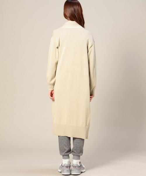 BEAUTY&YOUTH UNITED ARROWS（ビューティーアンドユースユナイテッドアローズ）の「BYSF 12Gコットンマキシガウン◆（カーディガン/ボレロ・レディース・グレー/ベージュ/ネイビー・フリー）」の8枚目の写真