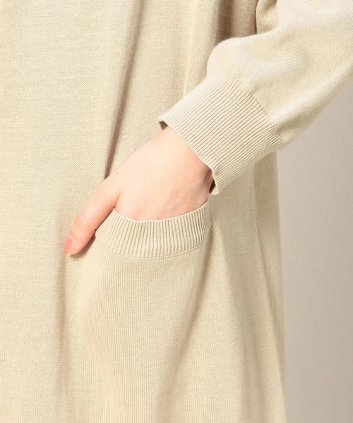 BEAUTY&YOUTH UNITED ARROWS（ビューティーアンドユースユナイテッドアローズ）の「BYSF 12Gコットンマキシガウン◆（カーディガン/ボレロ・レディース・グレー/ベージュ/ネイビー・フリー）」の13枚目の写真