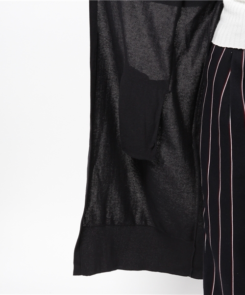 BEAUTY&YOUTH UNITED ARROWS（ビューティーアンドユースユナイテッドアローズ）の「BYSF 12Gコットンマキシガウン◆（カーディガン/ボレロ・レディース・グレー/ベージュ/ネイビー・フリー）」の6枚目の写真