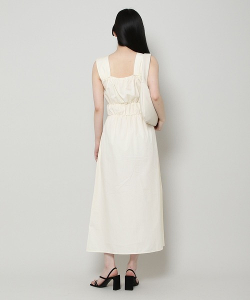 ALAND（エーランド）の「3.3Field Trip／シャーリングキャミワンピース 2297706（ワンピース・レディース・イエロー/アイボリー・FREE）」の9枚目の写真