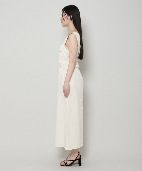 ALAND（エーランド）の「3.3Field Trip／シャーリングキャミワンピース 2297706（ワンピース・レディース・イエロー/アイボリー・FREE）」の11枚目の写真