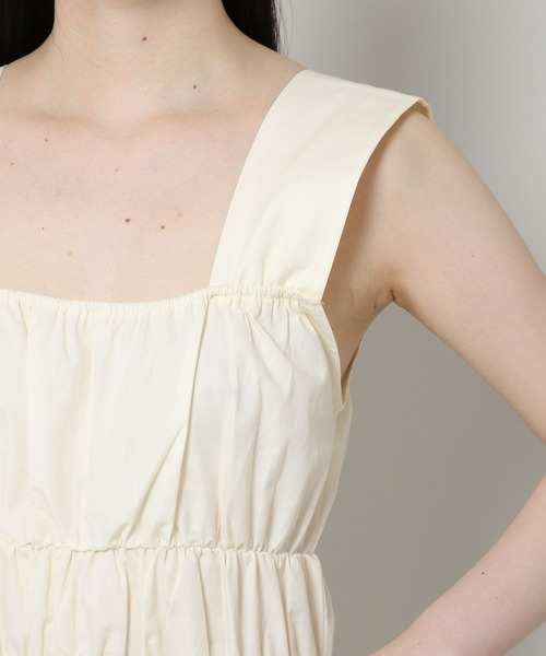 ALAND（エーランド）の「3.3Field Trip／シャーリングキャミワンピース 2297706（ワンピース・レディース・イエロー/アイボリー・FREE）」の15枚目の写真