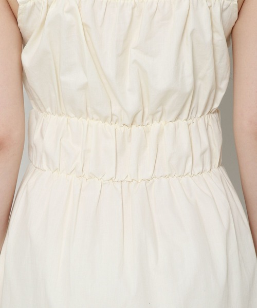 ALAND（エーランド）の「3.3Field Trip／シャーリングキャミワンピース 2297706（ワンピース・レディース・イエロー/アイボリー・FREE）」の17枚目の写真