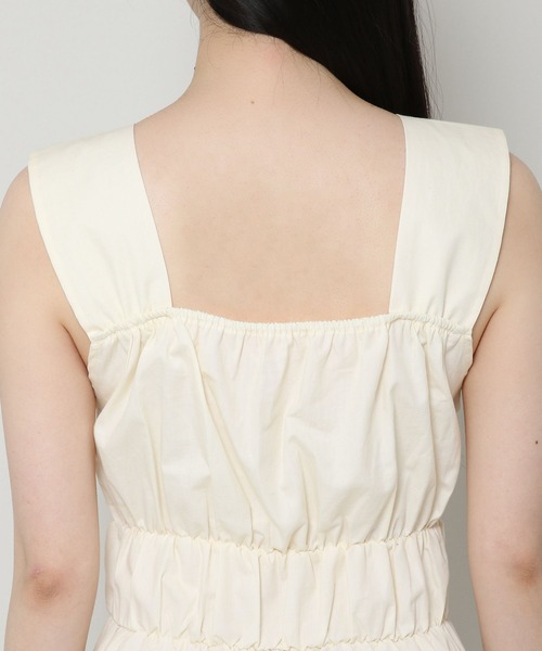ALAND（エーランド）の「3.3Field Trip／シャーリングキャミワンピース 2297706（ワンピース・レディース・イエロー/アイボリー・FREE）」の18枚目の写真