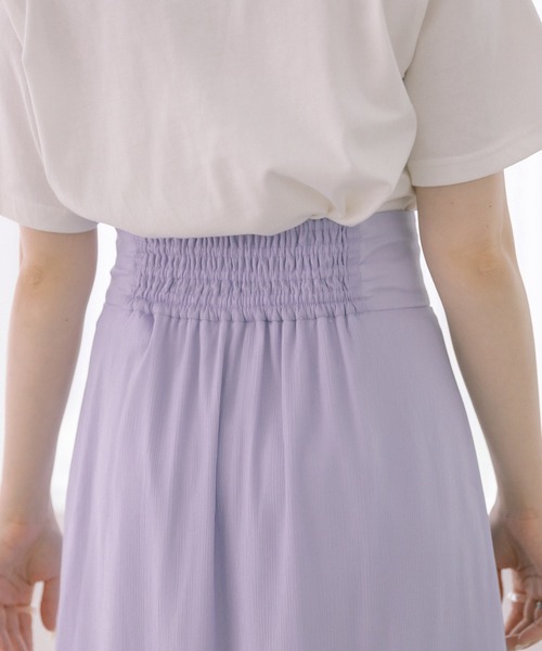 OLIVE des OLIVE（オリーブデオリーブ）の「ラッフルアシメマーメイドスカート（スカート・レディース・アイボリー/ラベンダー/ベージュ・FREE）」の20枚目の写真