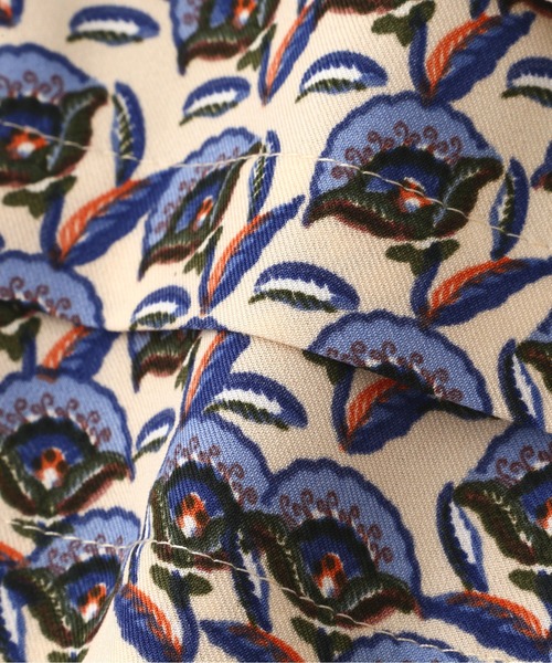 N.（N. Natural Beauty Basic）（エヌエヌナチュラルビューティーベーシック）の「フリルプリントブラウス（シャツ/ブラウス・レディース・ホワイト系その他/ブルー系その他・MEDIUM）」の20枚目の写真