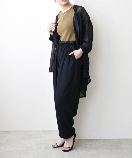 【新品・完売品】エイミーロウ ダマスク柄リラックスパンツ Eimee Law エイミーロウ】リーフジオメトリックpt リラックス