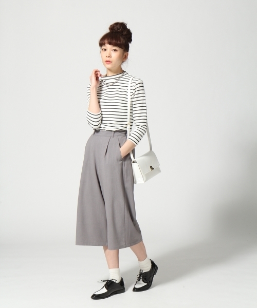 HARE（ハレ）の「ガウチョパンツ(HARE)（その他パンツ・レディース・オフホワイト/ネイビー/グレー/グリーン・FREE）」の12枚目の写真