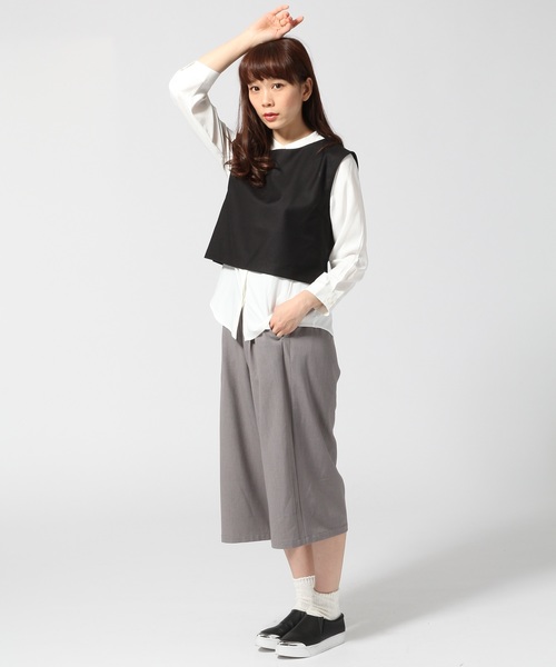 HARE（ハレ）の「ガウチョパンツ(HARE)（その他パンツ・レディース・オフホワイト/ネイビー/グレー/グリーン・FREE）」の14枚目の写真