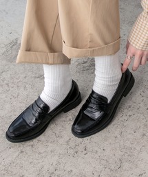 BONLECILL（ボンルシール）の「プレーントゥ コインローファー（ローファー）」