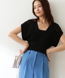 N.（N. Natural Beauty Basic） | ◆Ｖアキメッシュニットベスト(ベスト)