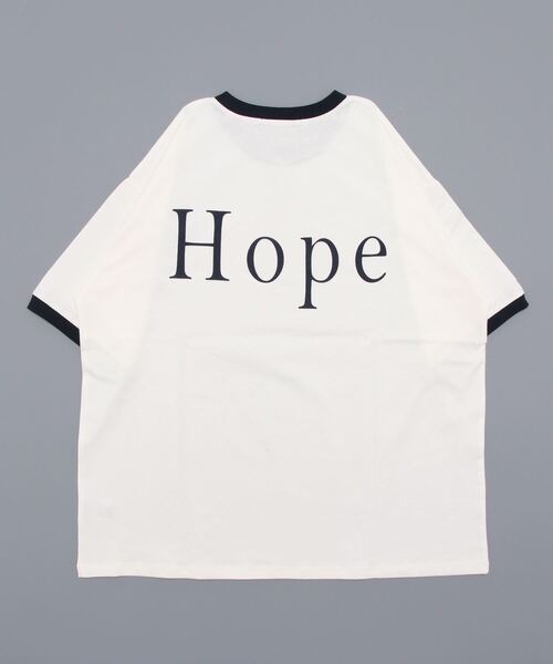 HONEYSUCKLE ROSE（ハニーサックルローズ）の「【HONEYSUCKLE ROSE】リンガープリントＴ（Tシャツ/カットソー・レディース・パープル/ホワイト/ベージュ・M/L）」の6枚目の写真