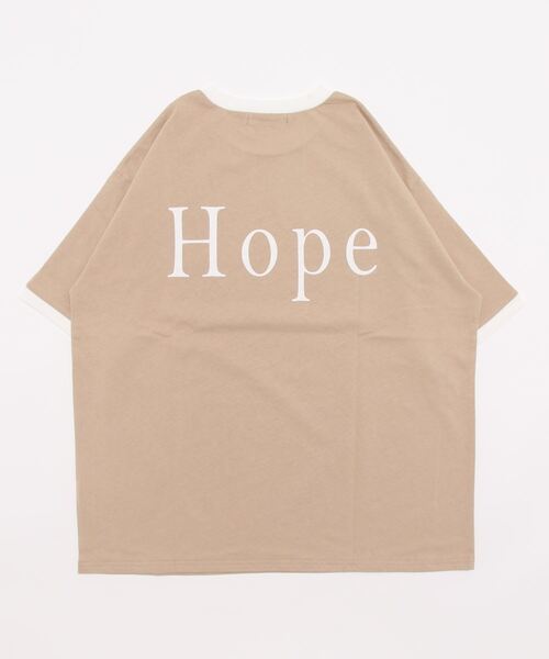 HONEYSUCKLE ROSE（ハニーサックルローズ）の「【HONEYSUCKLE ROSE】リンガープリントＴ（Tシャツ/カットソー・レディース・パープル/ホワイト/ベージュ・M/L）」の5枚目の写真