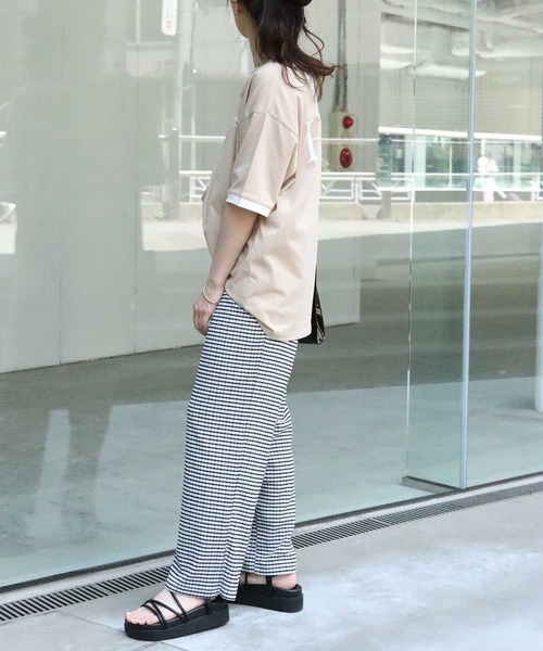 HONEYSUCKLE ROSE（ハニーサックルローズ）の「【HONEYSUCKLE ROSE】リンガープリントＴ（Tシャツ/カットソー・レディース・パープル/ホワイト/ベージュ・M/L）」の11枚目の写真