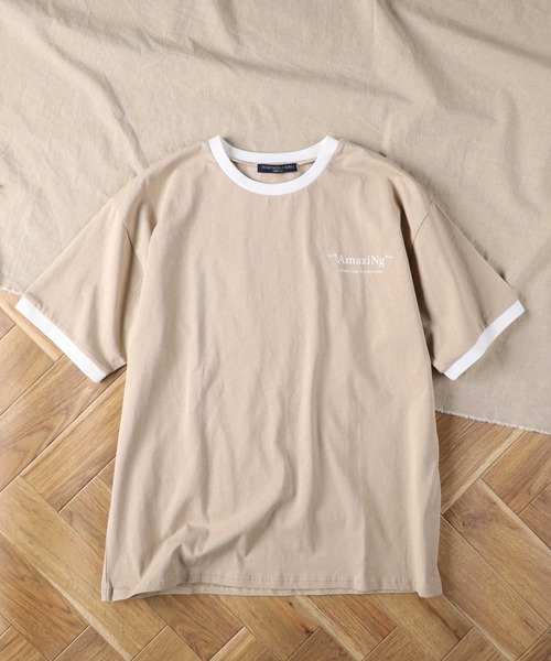 HONEYSUCKLE ROSE（ハニーサックルローズ）の「【HONEYSUCKLE ROSE】リンガープリントＴ（Tシャツ/カットソー・レディース・パープル/ホワイト/ベージュ・M/L）」の14枚目の写真