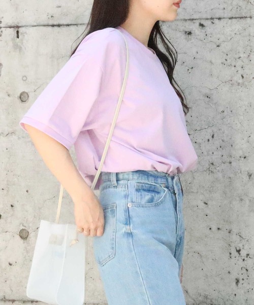 HONEYSUCKLE ROSE（ハニーサックルローズ）の「【HONEYSUCKLE ROSE】リンガープリントＴ（Tシャツ/カットソー・レディース・パープル/ホワイト/ベージュ・M/L）」の17枚目の写真