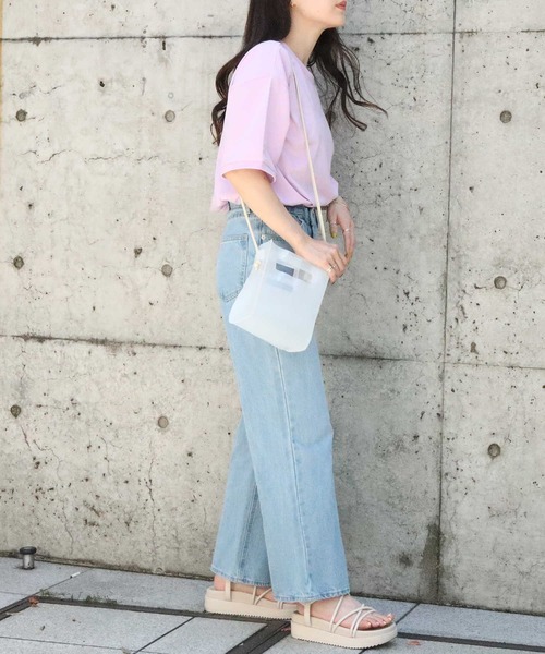 HONEYSUCKLE ROSE（ハニーサックルローズ）の「【HONEYSUCKLE ROSE】リンガープリントＴ（Tシャツ/カットソー・レディース・パープル/ホワイト/ベージュ・M/L）」の18枚目の写真