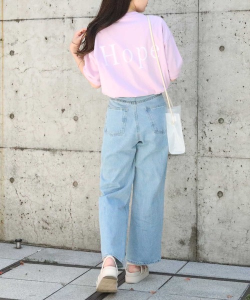 HONEYSUCKLE ROSE（ハニーサックルローズ）の「【HONEYSUCKLE ROSE】リンガープリントＴ（Tシャツ/カットソー・レディース・パープル/ホワイト/ベージュ・M/L）」の19枚目の写真