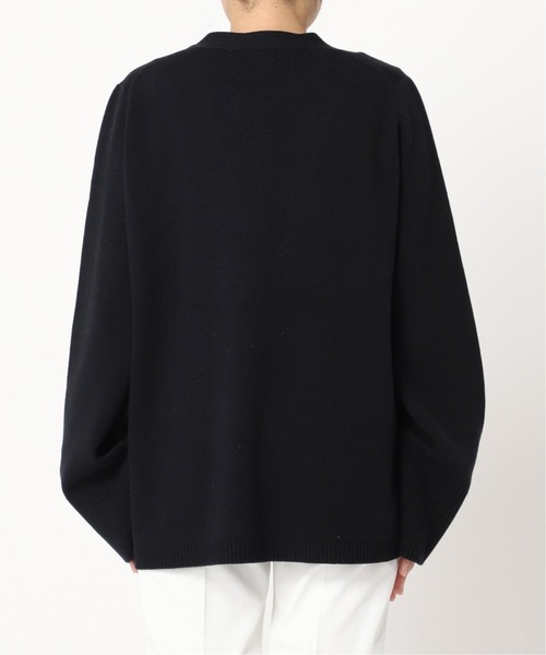 Noble(ノーブル)の「《追加4》ミラノリブジャケットカーディガン(カーディガン/ボレロ・レディース・ブラック/オフホワイト・FREE)」の11枚目の写真