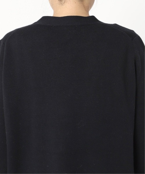 Noble(ノーブル)の「《追加4》ミラノリブジャケットカーディガン(カーディガン/ボレロ・レディース・ブラック/オフホワイト・FREE)」の13枚目の写真