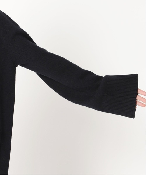 Noble(ノーブル)の「《追加4》ミラノリブジャケットカーディガン(カーディガン/ボレロ・レディース・ブラック/オフホワイト・FREE)」の14枚目の写真