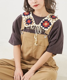 CUBE SUGAR | コットンかぎ針ニットクロシェつけ襟(付け襟)