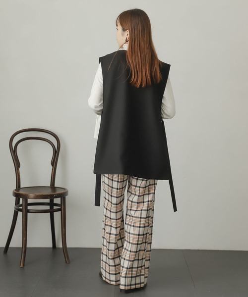 SENSE OF PLACE by URBAN RESEARCH(センスオブプレイスバイアーバンリサーチ)の「センタープレススラックスパンツ(スラックス・レディース・ブラック/ブラウン/ミント/ベージュ系その他・SMALL/MEDIUM/X-SMALL)」の17枚目の写真