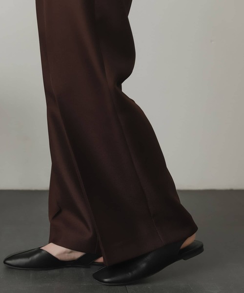 SENSE OF PLACE by URBAN RESEARCH(センスオブプレイスバイアーバンリサーチ)の「センタープレススラックスパンツ(スラックス・レディース・ブラック/ブラウン/ミント/ベージュ系その他・SMALL/MEDIUM/X-SMALL)」の7枚目の写真