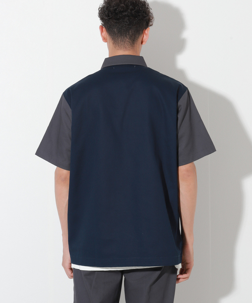 Oriens JOURNAL STANDARD(オリエンス ジャーナルスタンダード)の「Sams Work Shirt(シャツ/ブラウス・メンズ・ホワイト系その他/グリーン系その他/ダークブルー・MEDIUM/LARGE)」の12枚目の写真