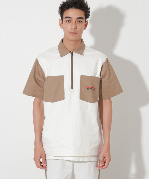 Oriens JOURNAL STANDARD(オリエンス ジャーナルスタンダード)の「Sams Work Shirt(シャツ/ブラウス・メンズ・ホワイト系その他/グリーン系その他/ダークブルー・MEDIUM/LARGE)」の9枚目の写真