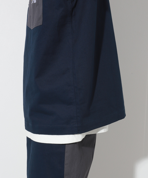 Oriens JOURNAL STANDARD(オリエンス ジャーナルスタンダード)の「Sams Work Shirt(シャツ/ブラウス・メンズ・ホワイト系その他/グリーン系その他/ダークブルー・MEDIUM/LARGE)」の8枚目の写真