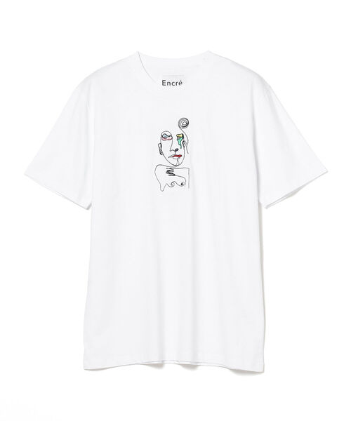 BEAMS LIGHTS（ビームスライツ）の「Encre. × BEAMS LIGHTS / 別注 刺しゅう Tシャツ（Tシャツ/カットソー・メンズ・ホワイト/ブラック・M/XL/L）」の11枚目の写真