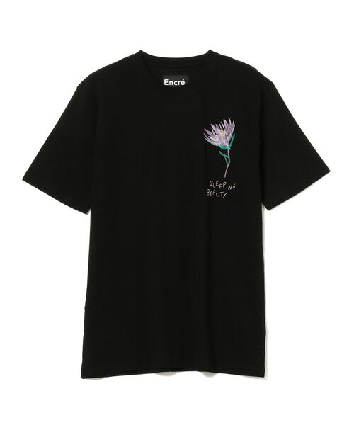 BEAMS LIGHTS（ビームスライツ）の「Encre. × BEAMS LIGHTS / 別注 刺しゅう Tシャツ（Tシャツ/カットソー・メンズ・ホワイト/ブラック・M/XL/L）」の7枚目の写真