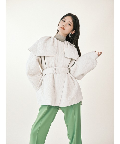 LILY BROWN（リリーブラウン）の「オーバルプレスドイヤリング（イヤリング・レディース・ゴールド/シルバー・FREE）」の3枚目の写真