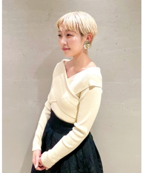 LILY BROWN（リリーブラウン）の「オーバルプレスドイヤリング（イヤリング・レディース・ゴールド/シルバー・FREE）」の20枚目の写真