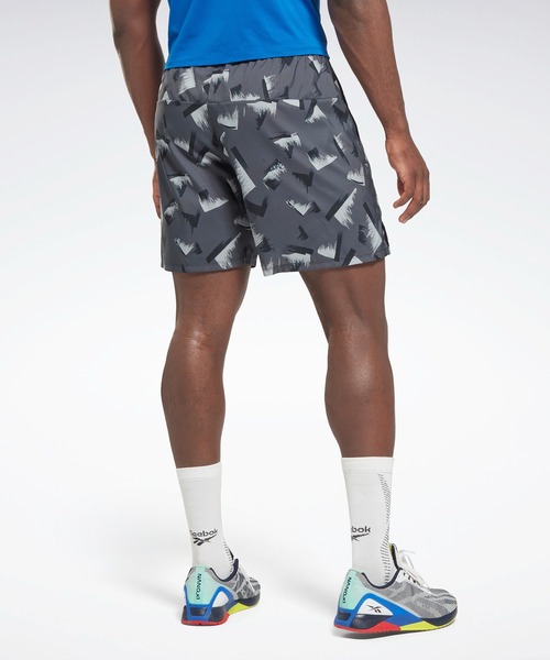 Reebok(リーボック)の「グラフィック スピード 2.0 ショーツ / Graphic Speed 2.0 Shorts(その他パンツ・メンズ・ブラック/ターコイズブルー/ブルー・SMALL/MEDIUM/LARGE/X-LARGE/XX-LARGE/X-SMALL/XXX-LARGE)」の5枚目の写真