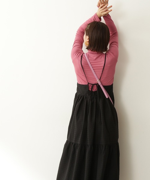 N.（N. Natural Beauty Basic）（エヌエヌナチュラルビューティーベーシック）の「◆ティアードキャミワンピース（ワンピース・レディース・ブラック/ブラック系その他・MEDIUM）」の12枚目の写真